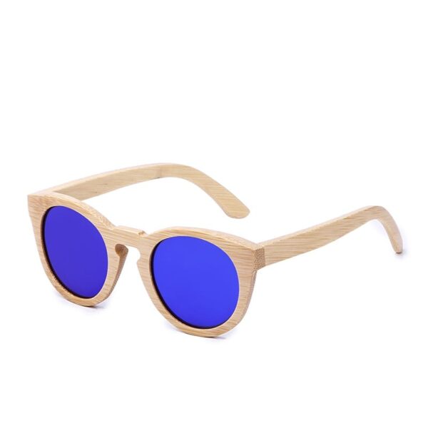 Boho Style Natural Bamboo Frame Women's Sunglasses - Image 4