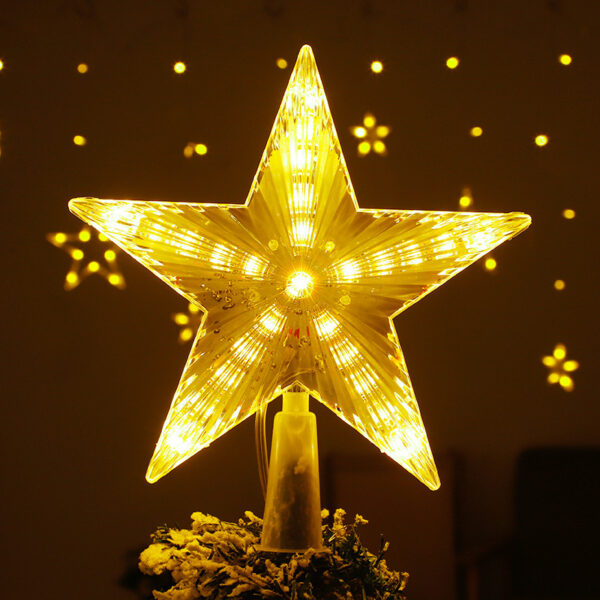 Led Pentagram Light Atmosphere Decoration Christmas