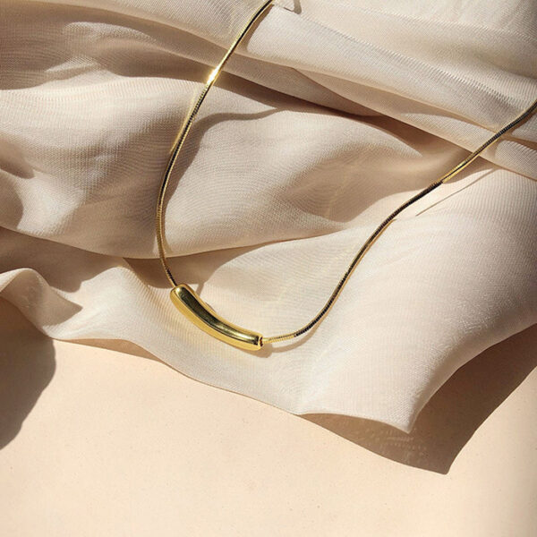 925 Sterling Silver Eggplant Necklace For Women - Image 3