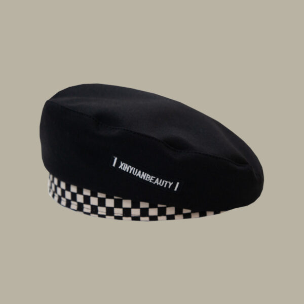 Women's Fashion Net Celebrity Checkerboard Beret - Image 2