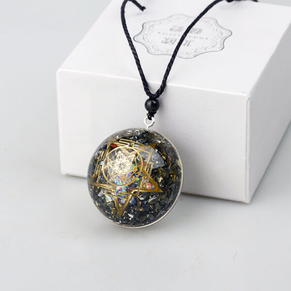 Orgone Energy Pendant Gemstone Yoga Pendant - Image 3
