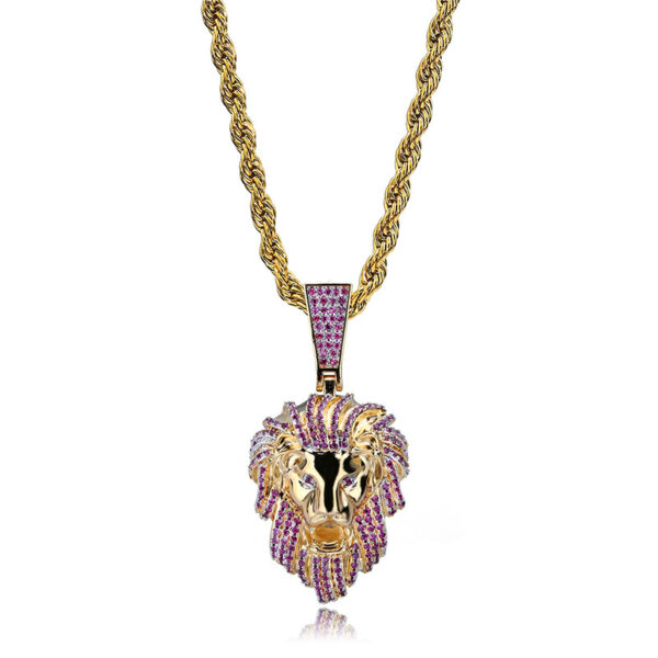 Lion zircon necklace - Image 6