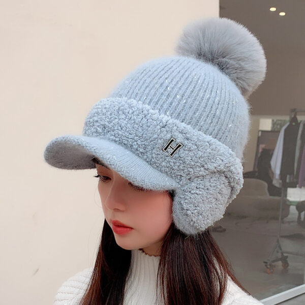 Women's Autumn And Winter Ear Protection Warm Baseball