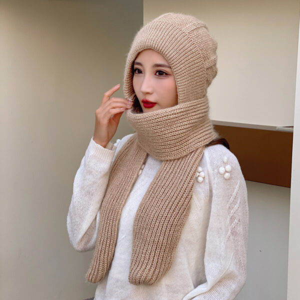 Women's Fashion Knitting Warm Cycling Wool Hat - Image 5