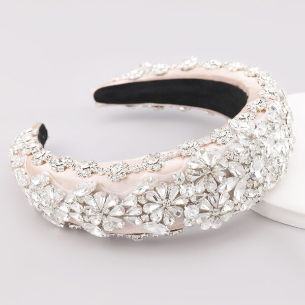 Fashionable Personality Hair Accessories Fabric Diamond Headband - Image 2