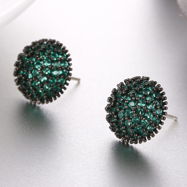 Women's Refined Stylish And Versatile Fine Zircon-embedded Earrings - Image 6