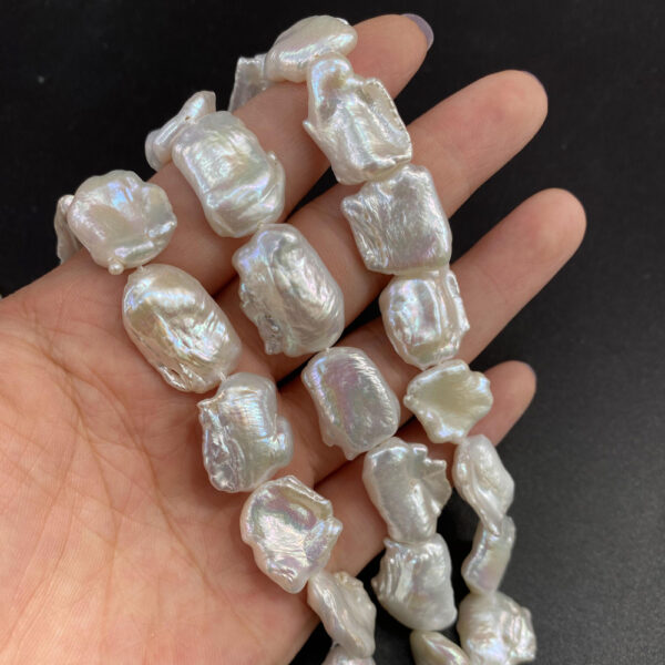 Exquisite Natural Freshwater Square Pearl Beaded DIY Jewelry - Image 4