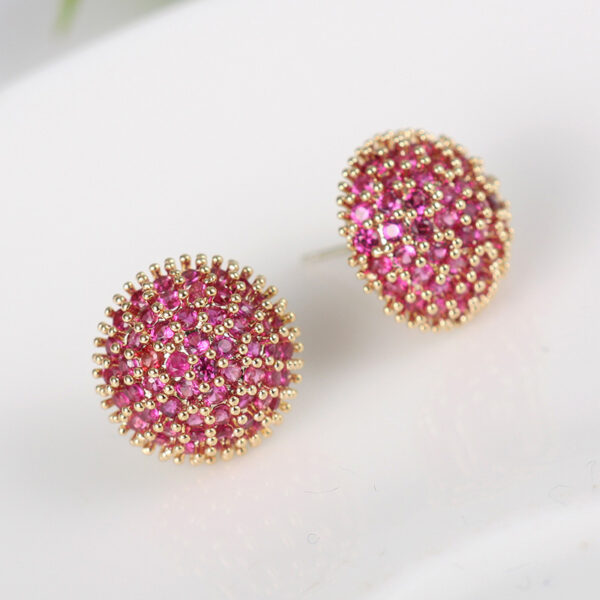 Women's Refined Stylish And Versatile Fine Zircon-embedded Earrings - Image 10
