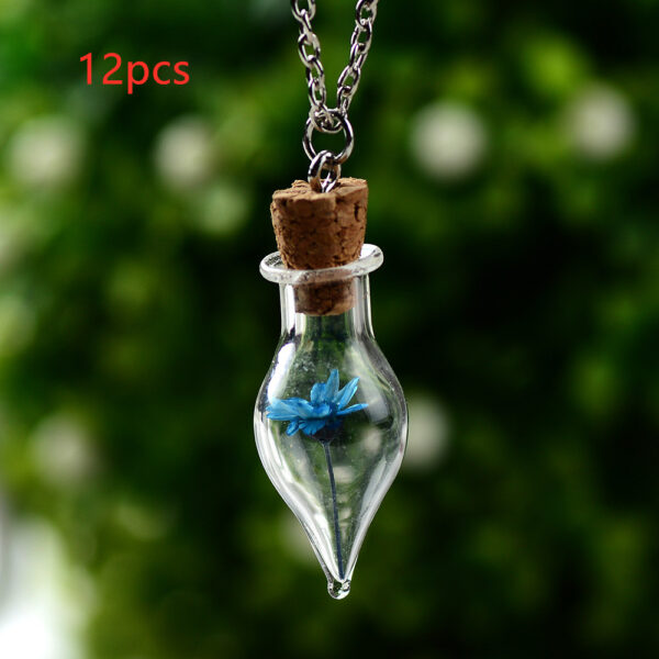 Mason Jar Floral Necklace For Women - Image 7