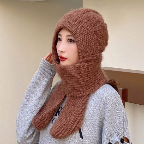 Women's Fashion Knitting Warm Cycling Wool Hat - Image 2