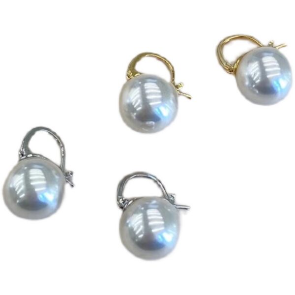 Fashion Ear Jewelry Celebrity Pearl Temperament Stud Earrings Korea - Image 2