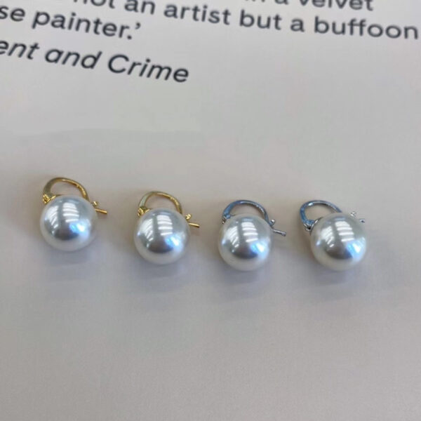 Fashion Ear Jewelry Celebrity Pearl Temperament Stud Earrings Korea - Image 5