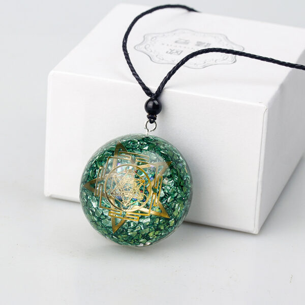 Orgone Energy Pendant Gemstone Yoga Pendant - Image 4