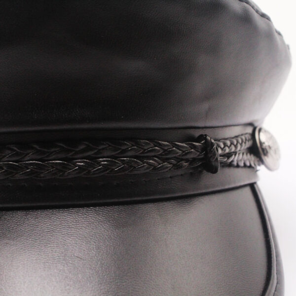 Leather Literary Star Anise Pumpkin Hat Painter Korean Style Bud - Image 7