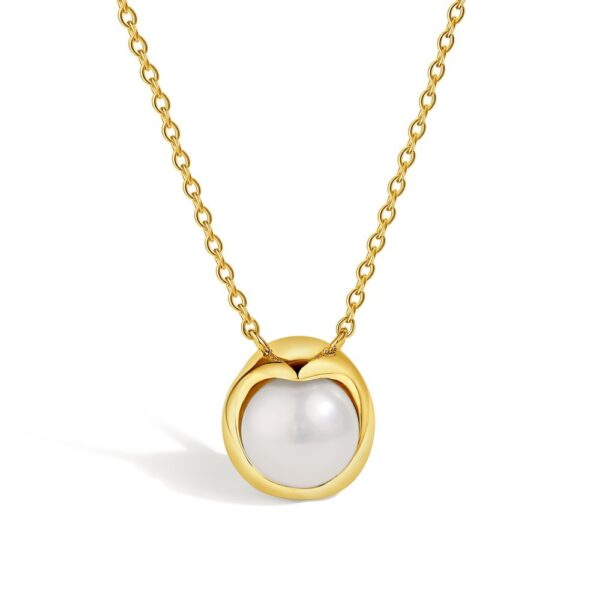 Round Pearl Necklace For Women - Image 2