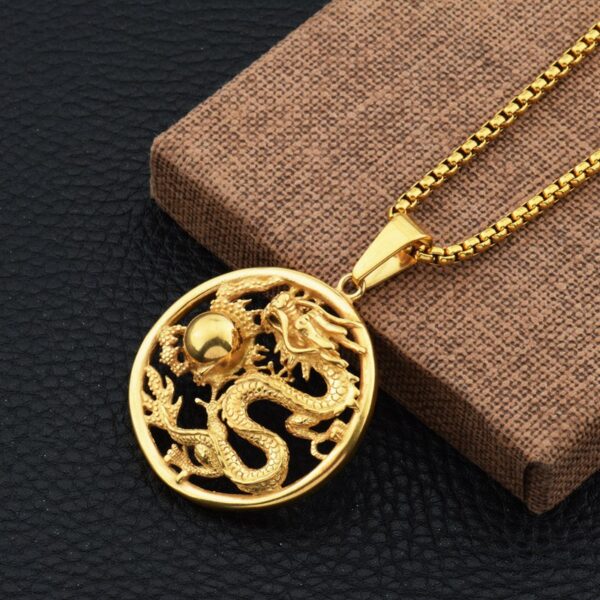 Medusa Ring Dragon Play Pearl Necklace Light Luxury Small Snake Jewelry - Image 4